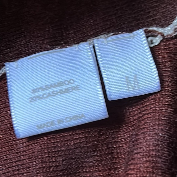 Kokun Overdye Baseball Style Top Vino, White & Black EUC Med Overdye Crew - Picture 6 of 6